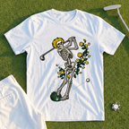 Yellow Rose Skeleton Swing Tee