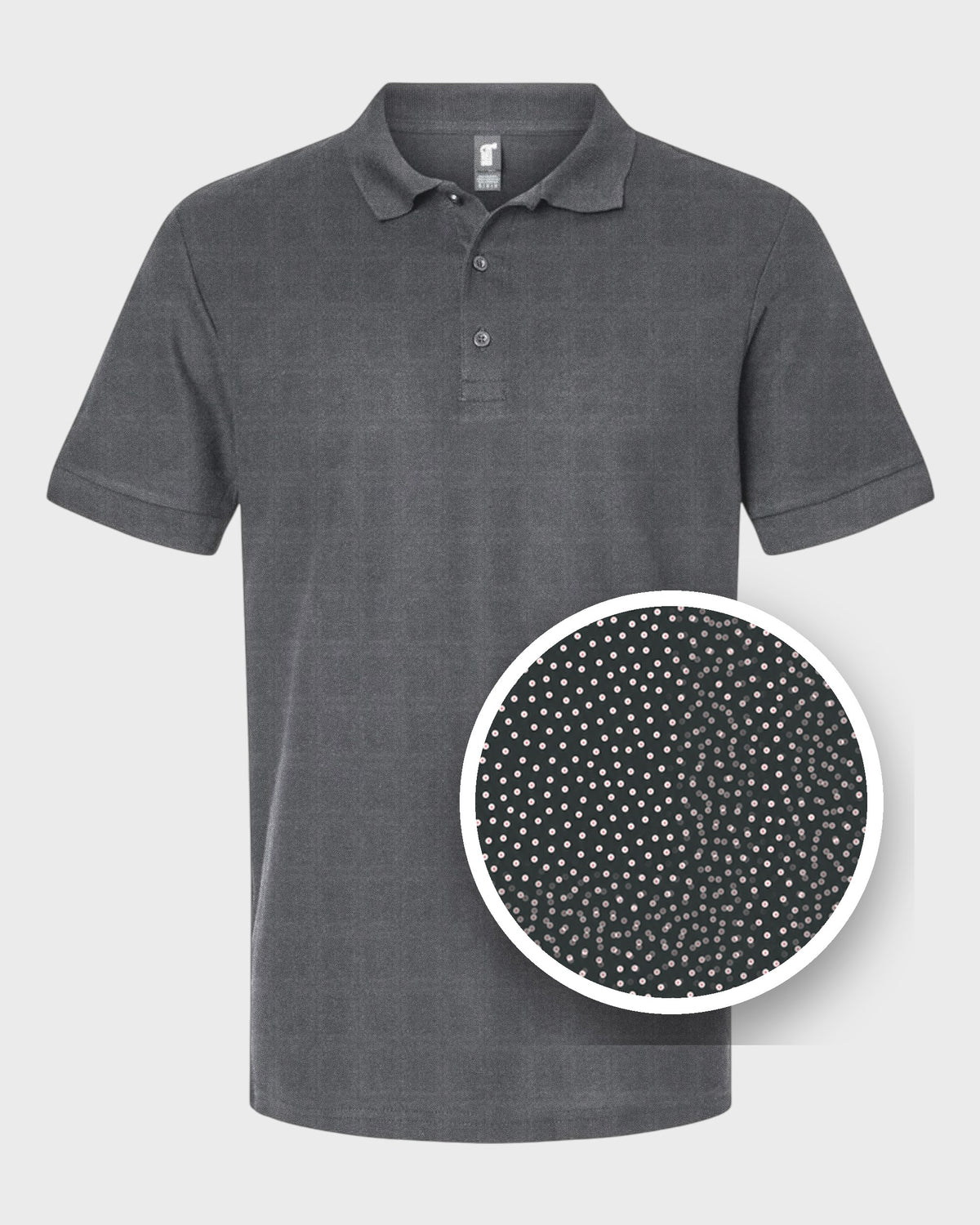 Range Ball Speckle Performance Print Polo, print close-up
